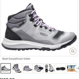 KEEN Tempo Flex Mid Waterproof Hiking Boots — barely worn